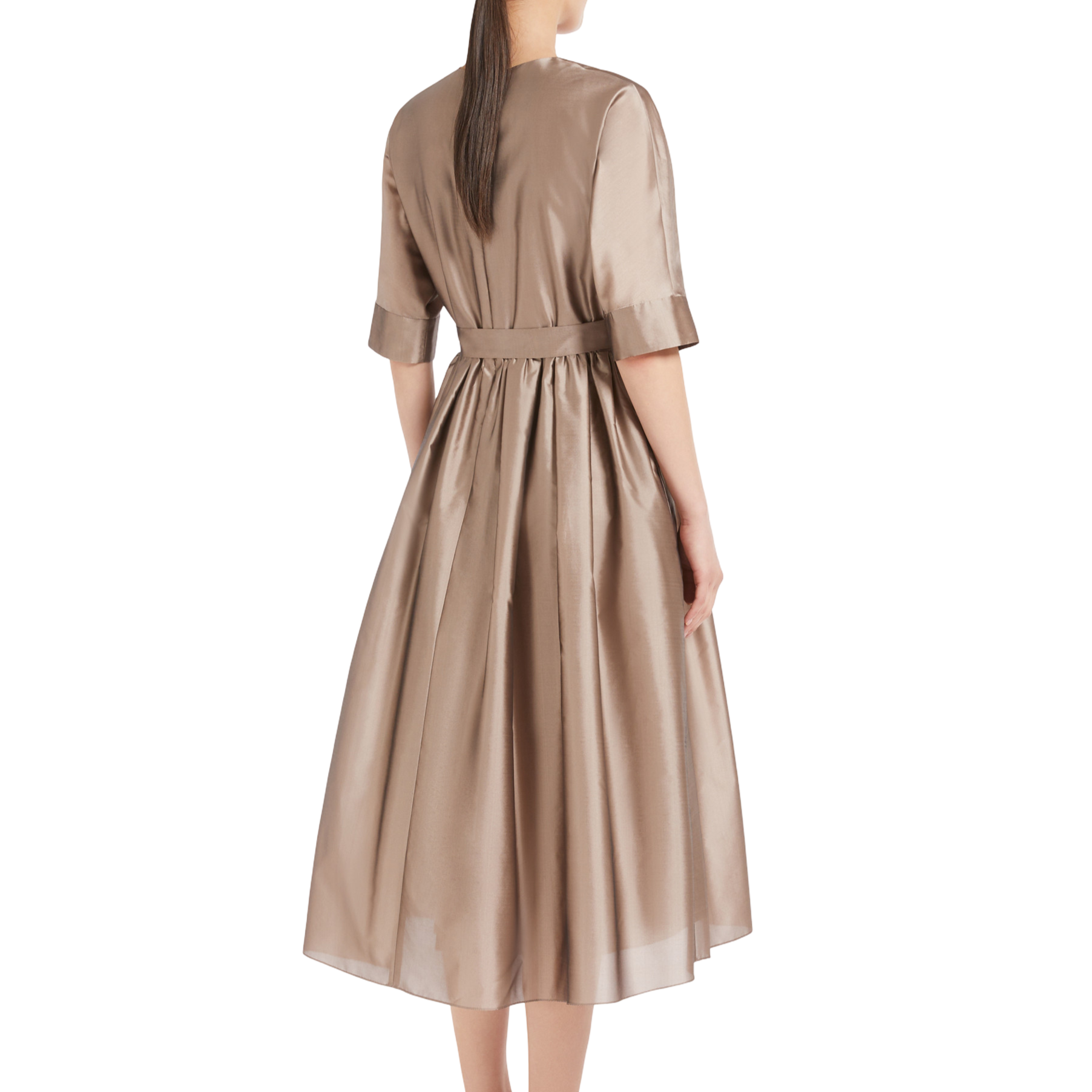 'S Max Mara Abito lungo in organza di seta