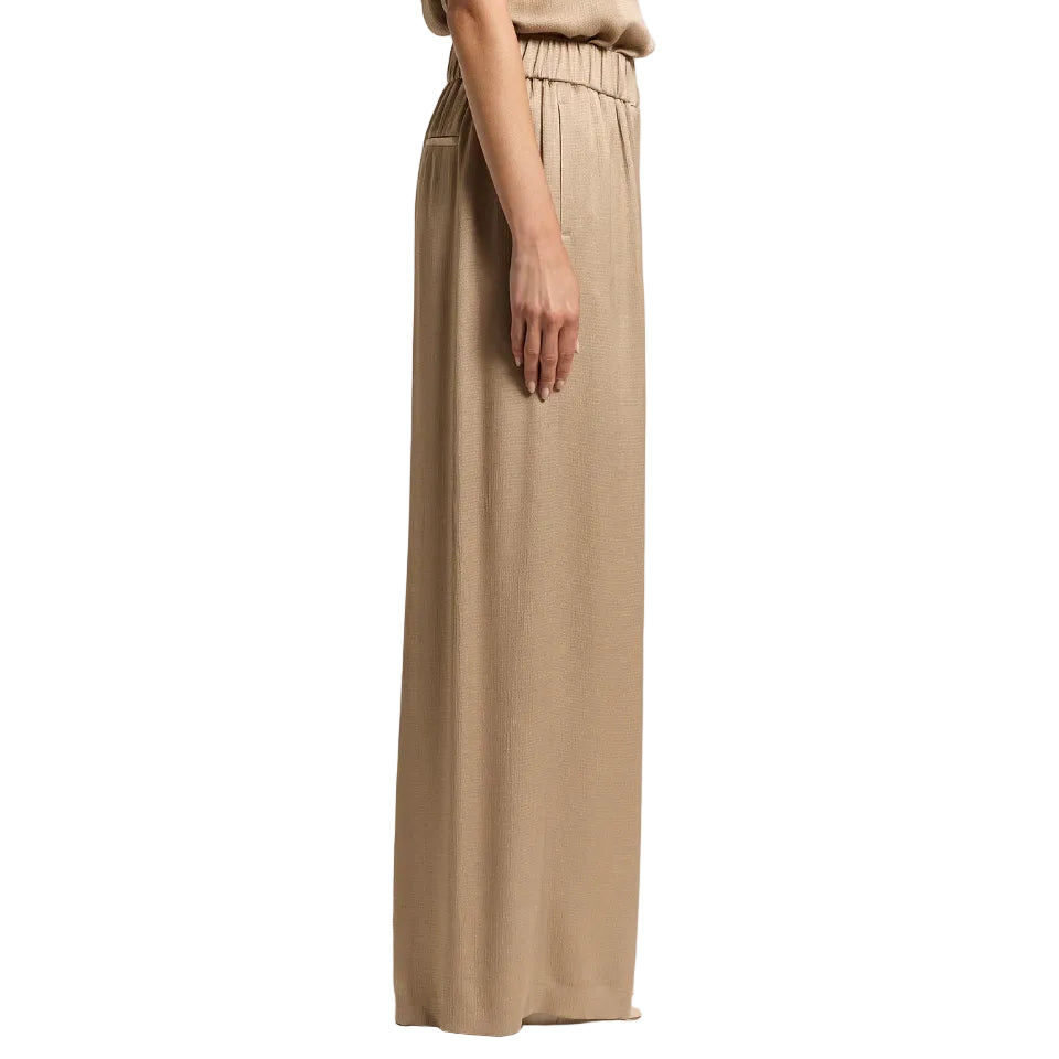 Pantalone in raso di misto viscosa