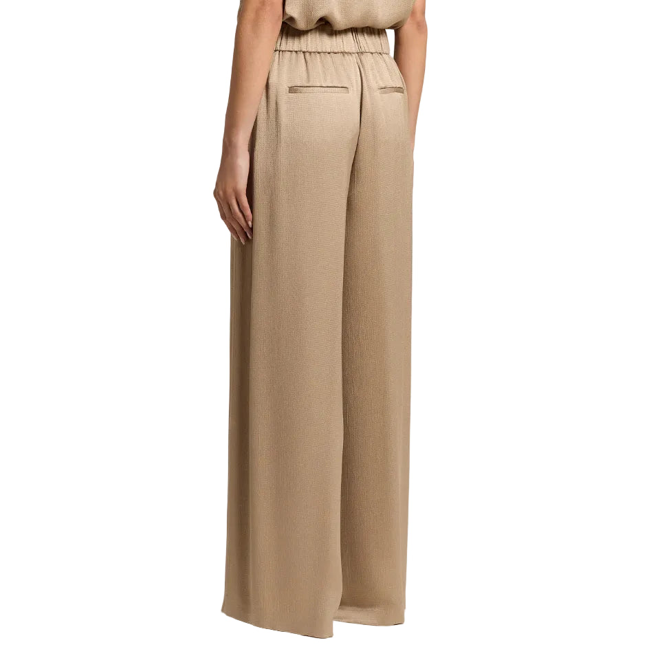 Pantalone in raso di misto viscosa