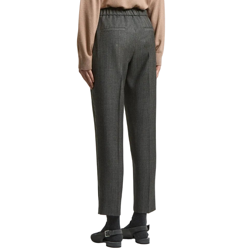 Pantalone a sigaretta in pura lana