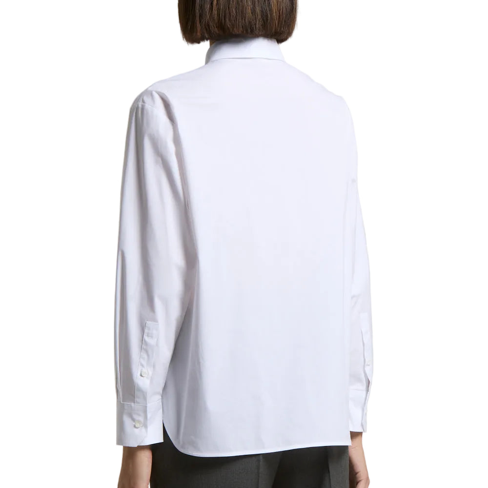 Camicia donna Popeline unito di cotone stretch
