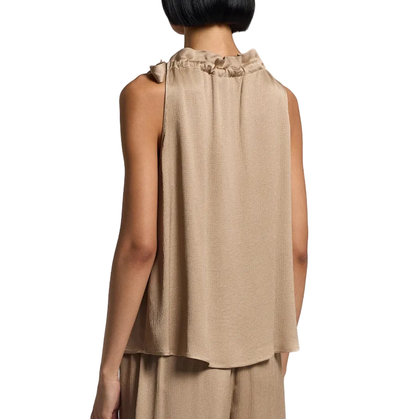 Top in raso misto viscosa