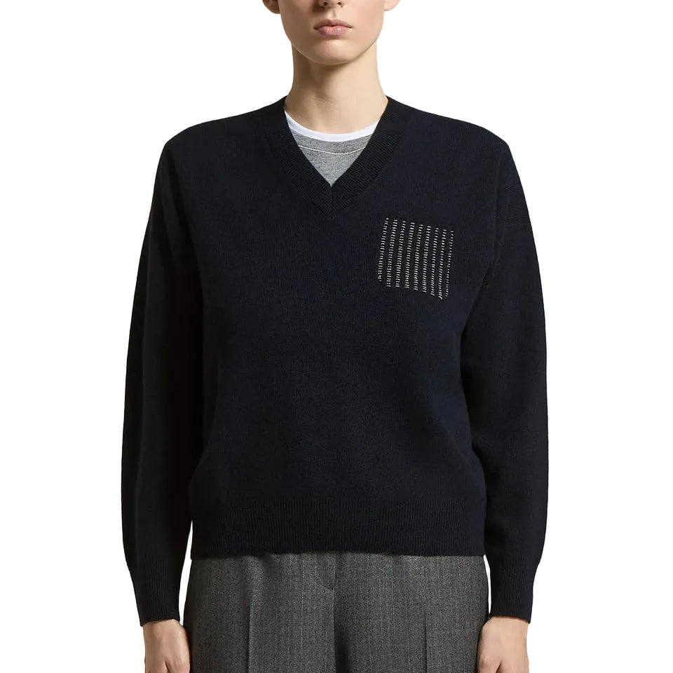 Maglia in lana, seta e cashmere