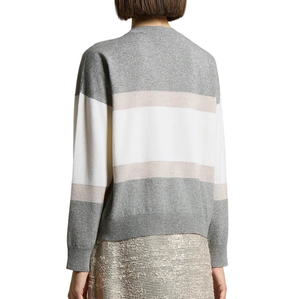 Maglia in lana, seta, cashmere e lurex