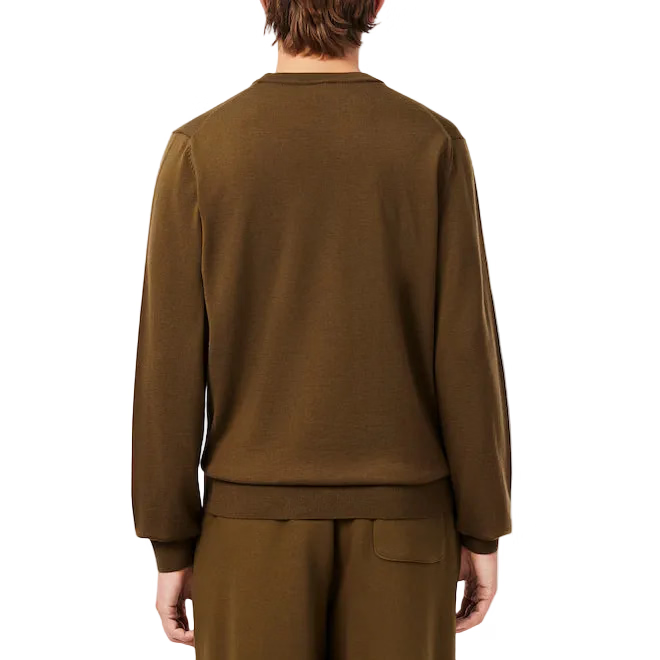 Maglione girocollo in lana merino