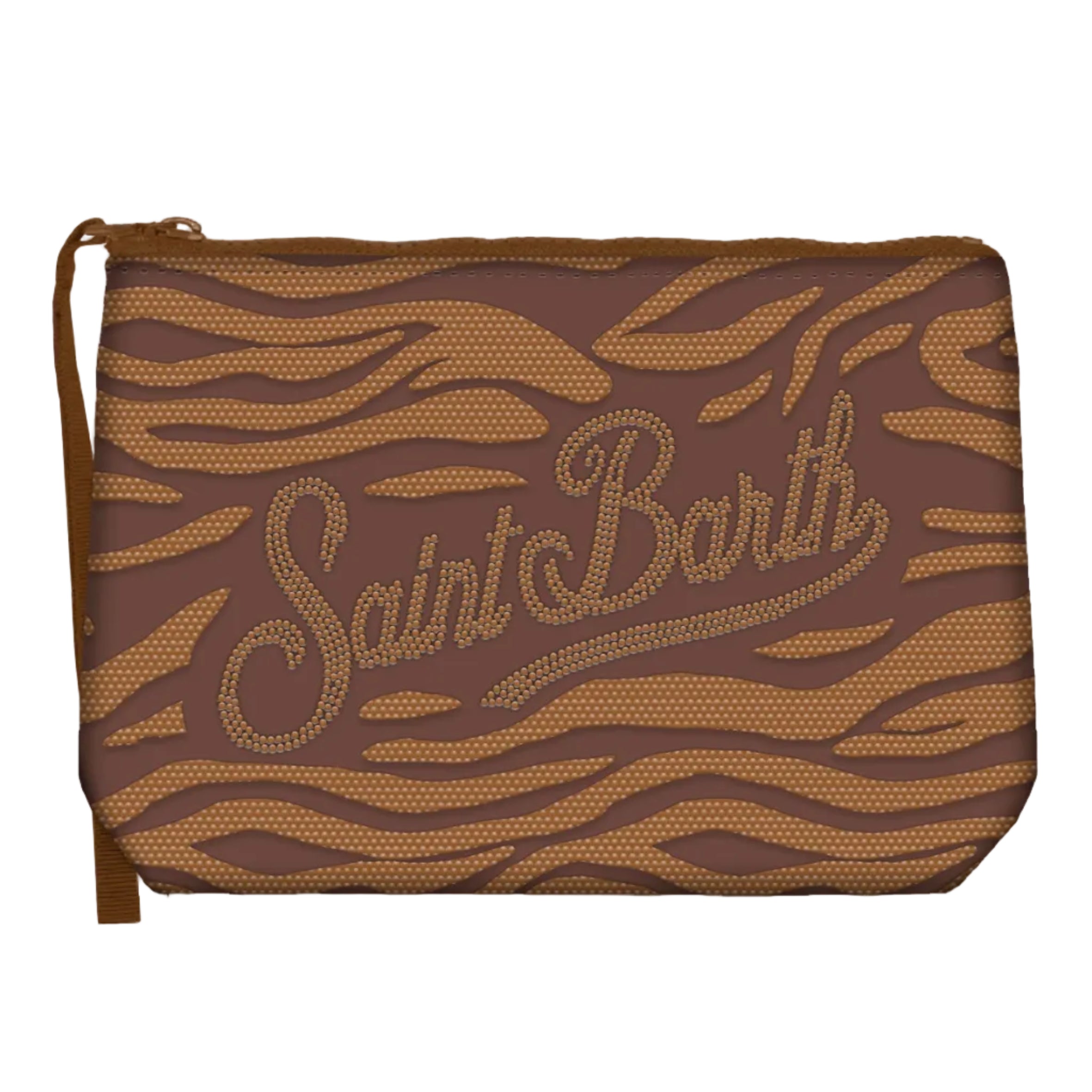 Pochette Aline Con Fantasia Zebra in Strass