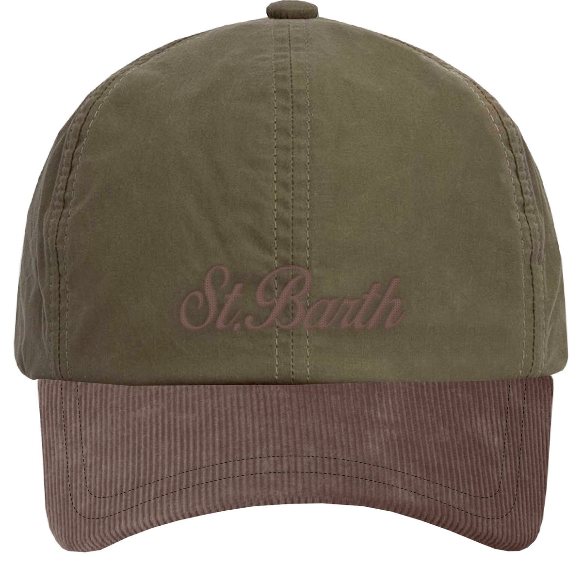 Cappellino da Baseball con Visiera in Corduroy