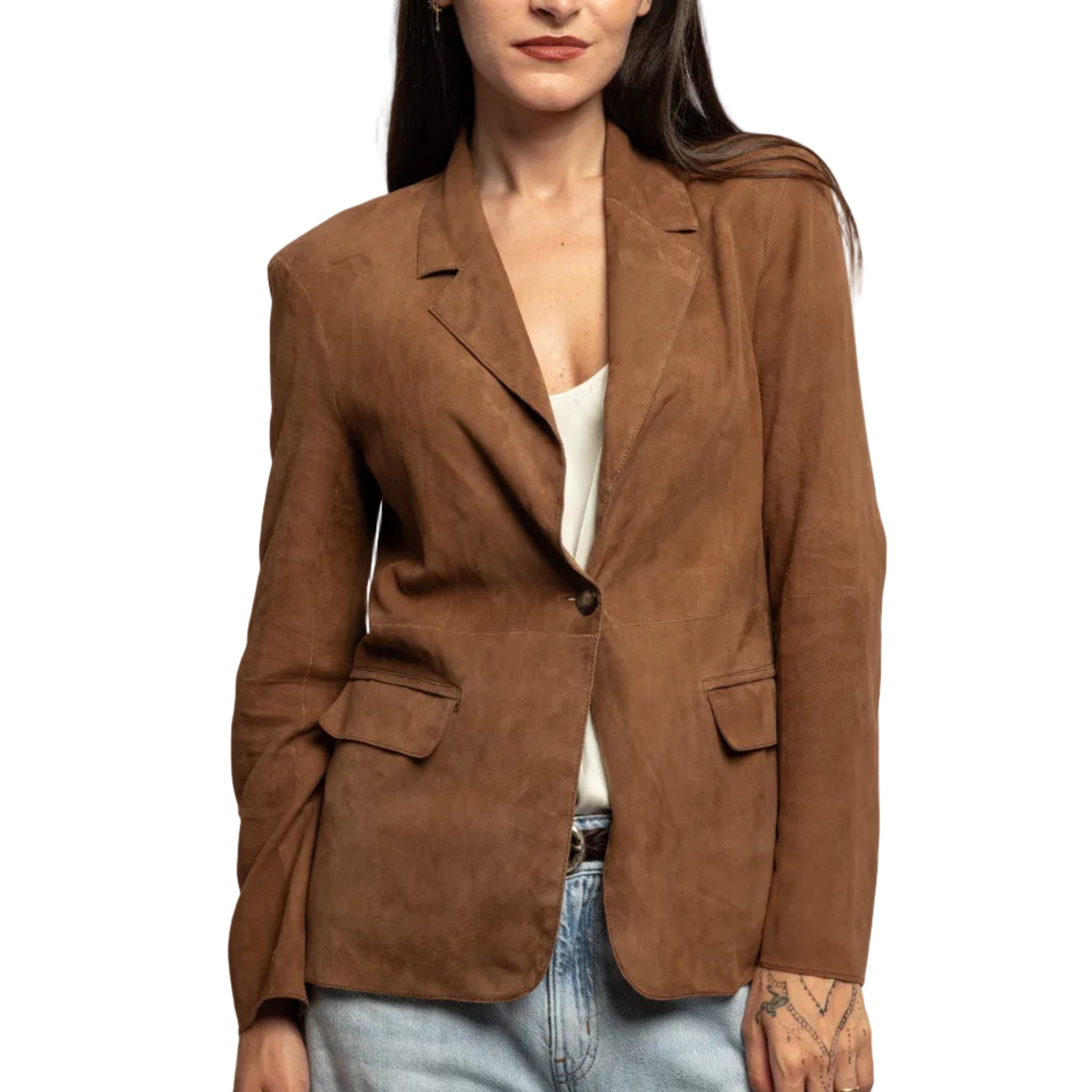 Giacca Beatriz In Suede