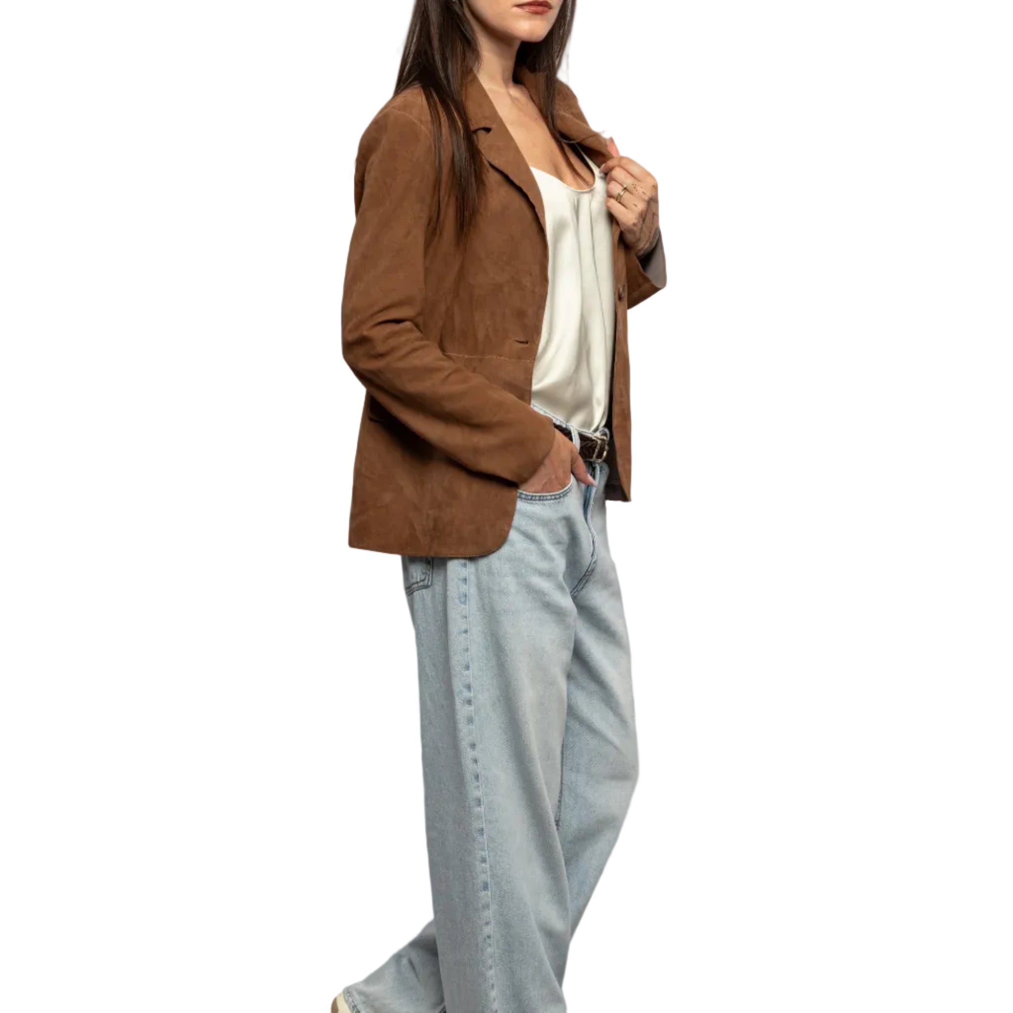 Giacca Beatriz In Suede