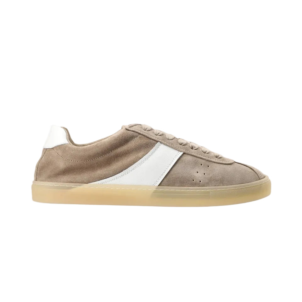 Sneakers Basse in Camoscio