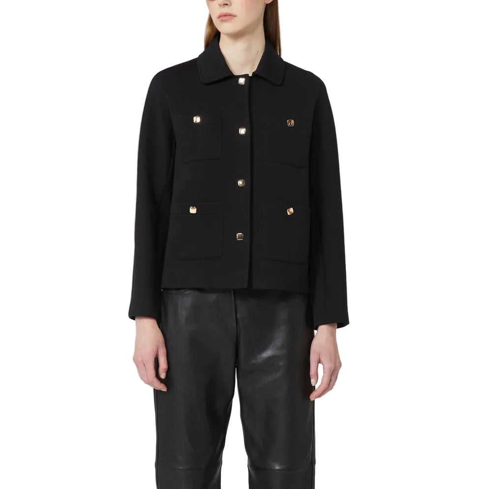 Giacca Cropped in Jersey Armonioso