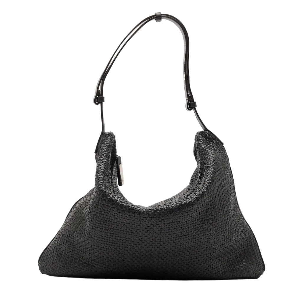Borsa Dudu' in Pelle Intrecciata