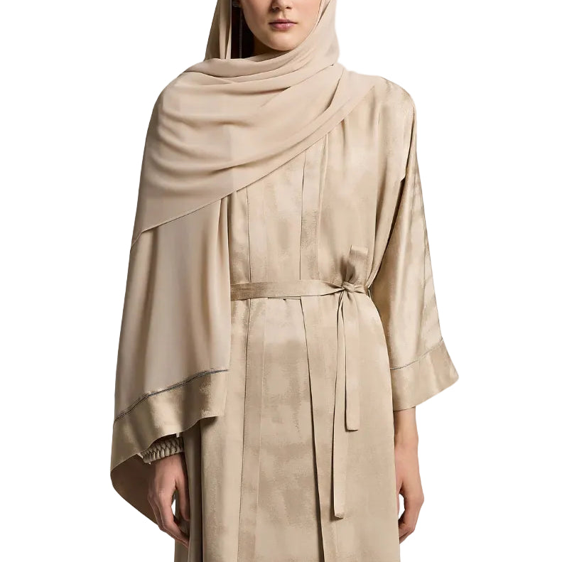 Sciarpa in georgette in viscosa jacquard