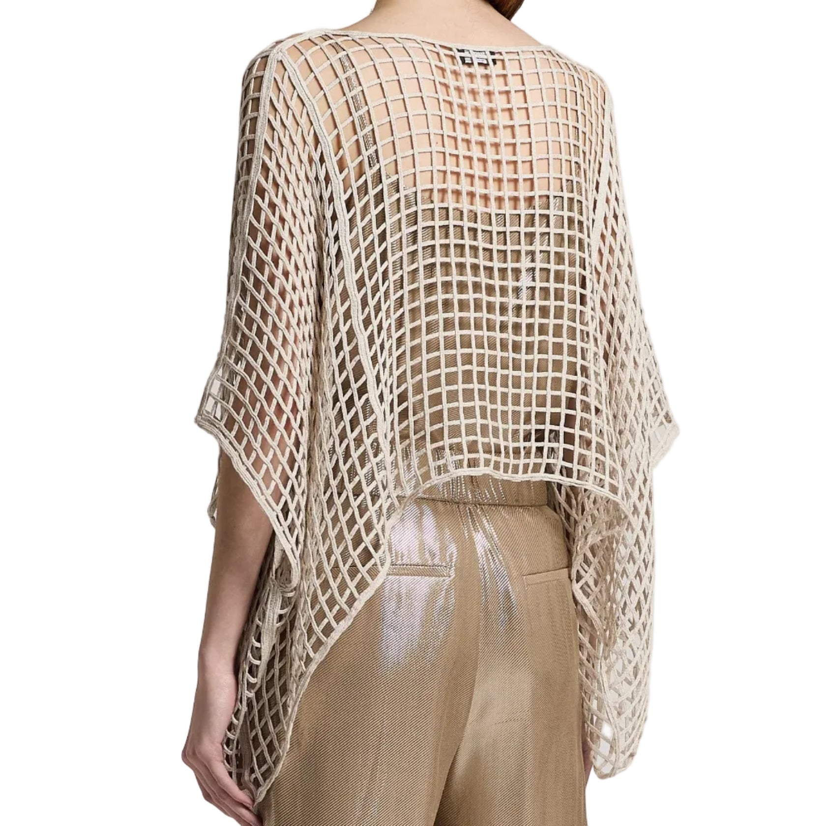 Cappa in cornely di cotone lurex