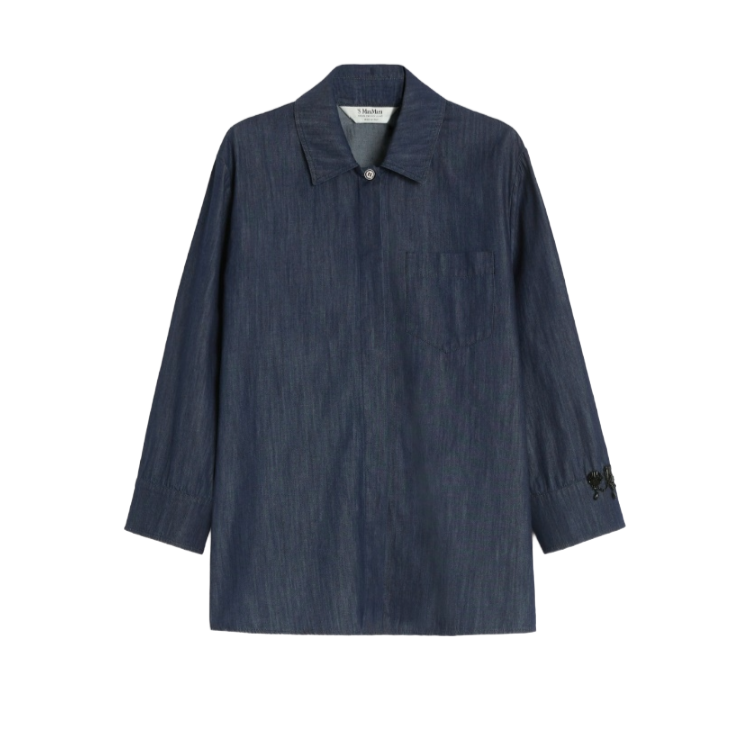'S Max Mara Camicia in Denim Ellen