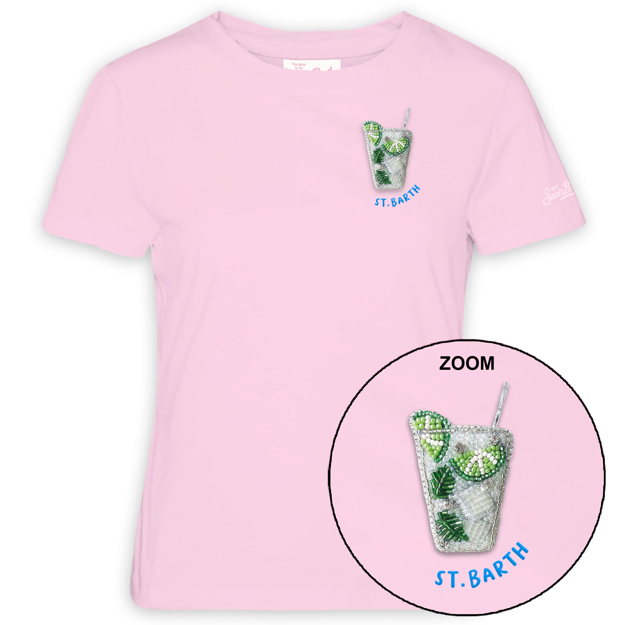 T-Shirt Emilie Con Fantasia Strass