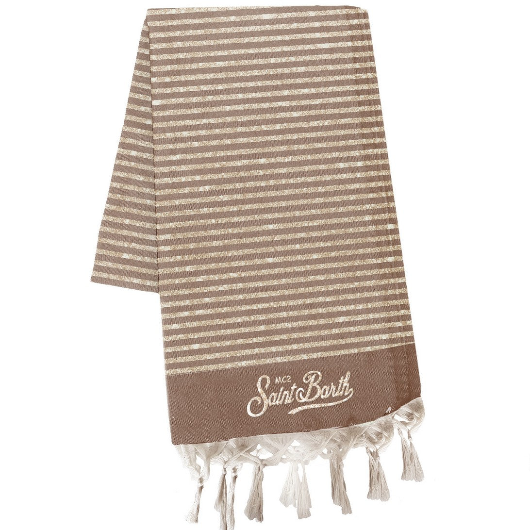 Telo mare Foutas in Lurex