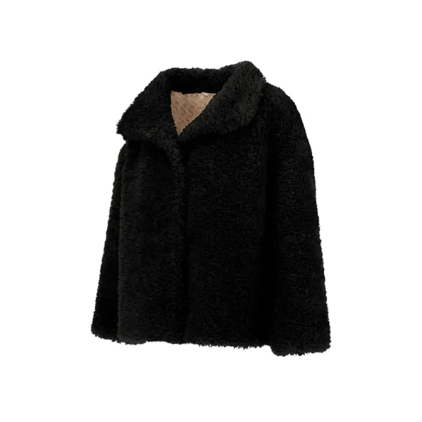 GIACCA CORTA TOCCO PELLICCIA EFFETTO CURLY