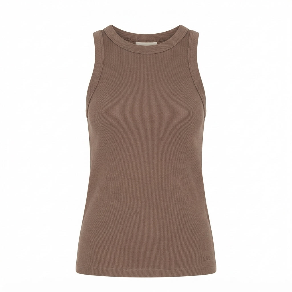 Top Smanicato Seta