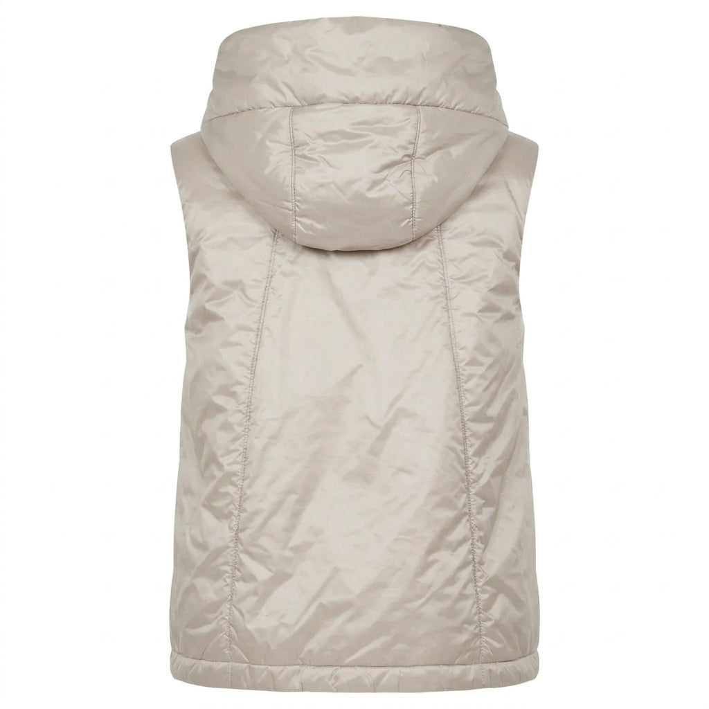 Gilet Corto con Cappuccio Greengo