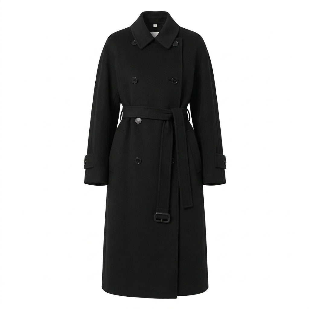 Trench Doppiopetto in Lana Samanta