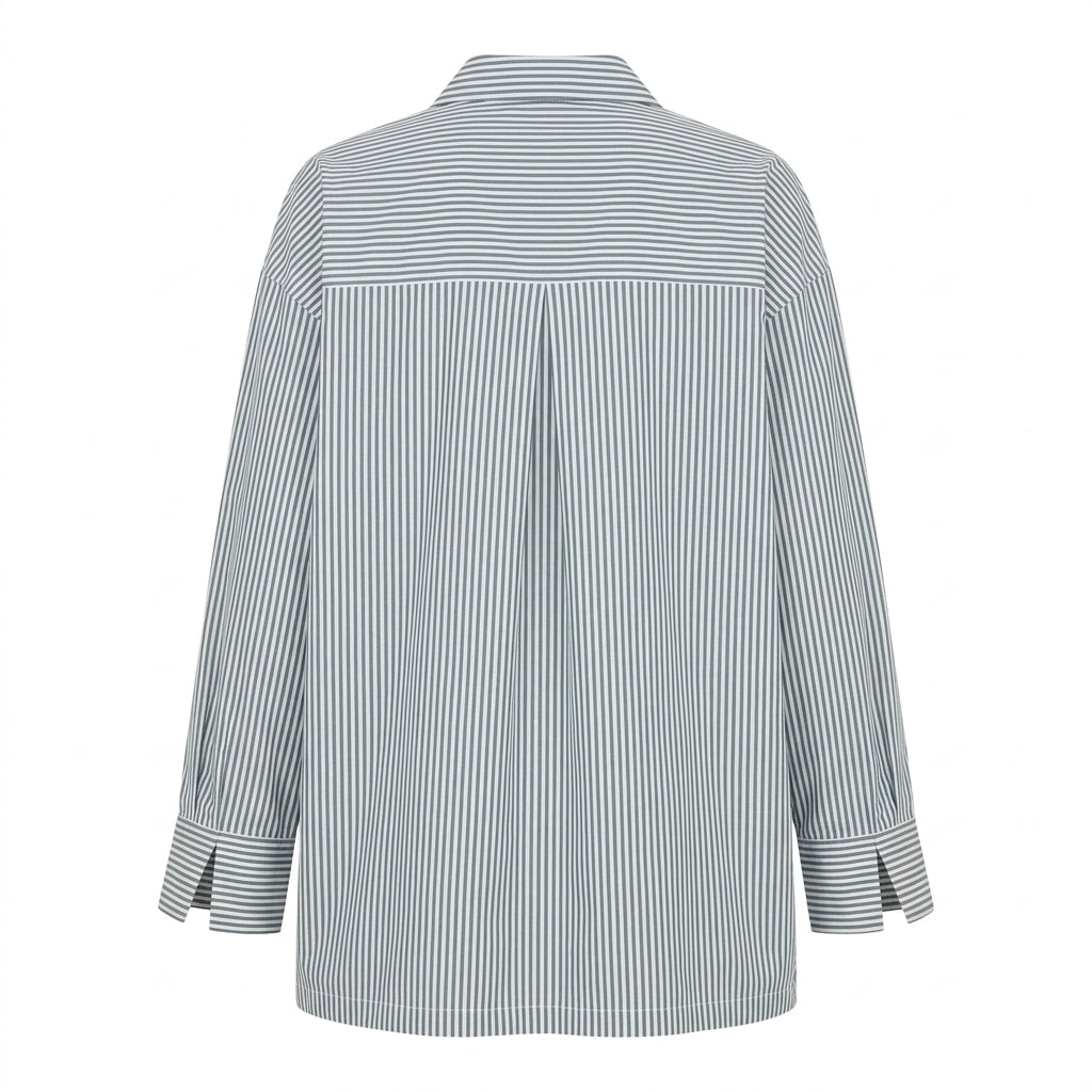 Blusa in popeline di cotone Cristel