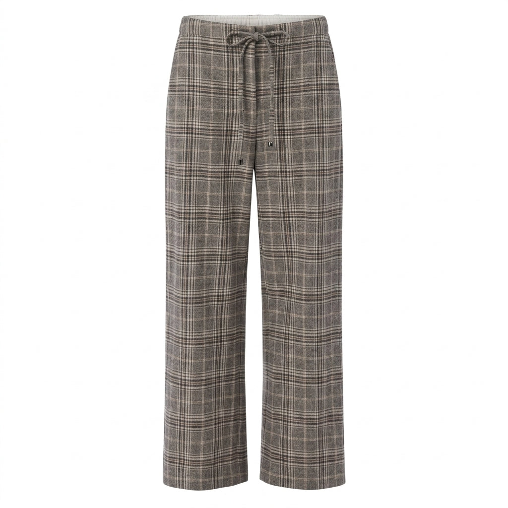Pantalone jogging in flanella a quadri Vischio