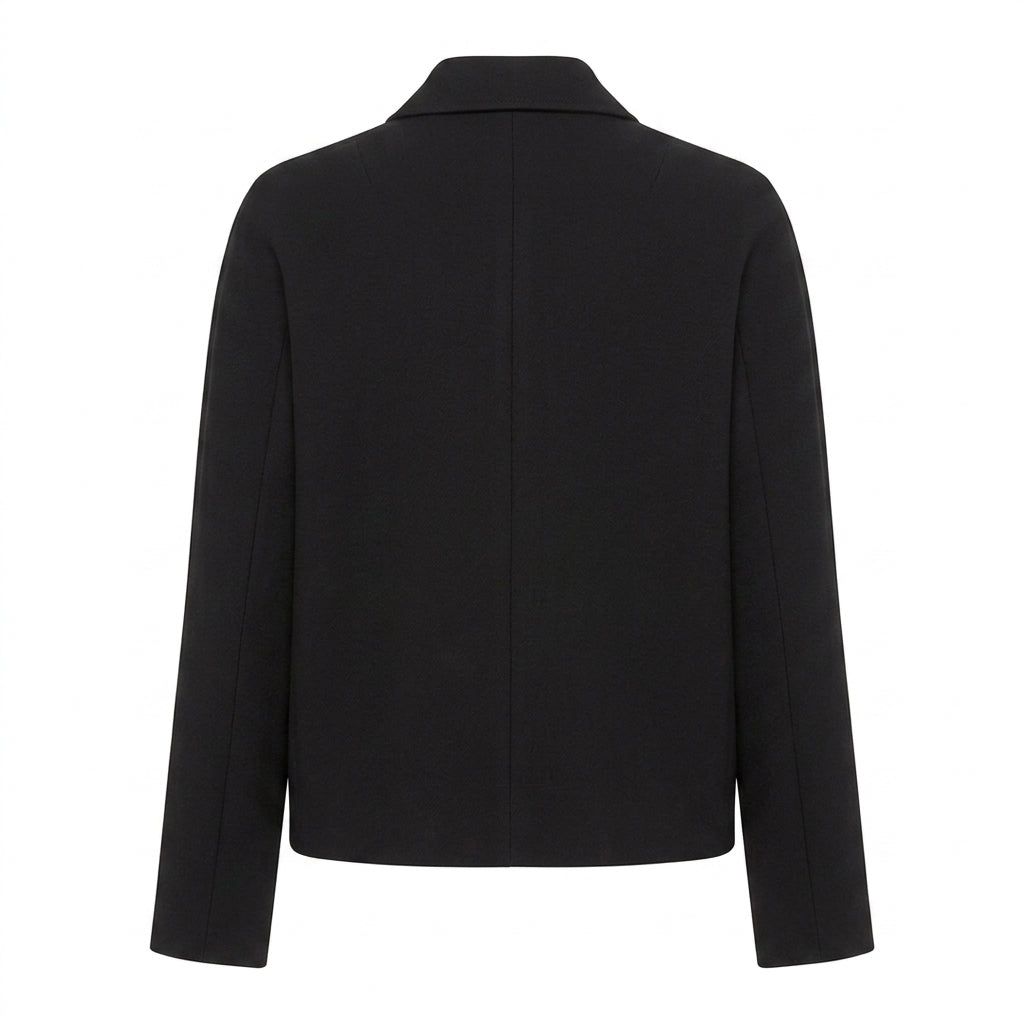 Giacca Cropped in Jersey Armonioso