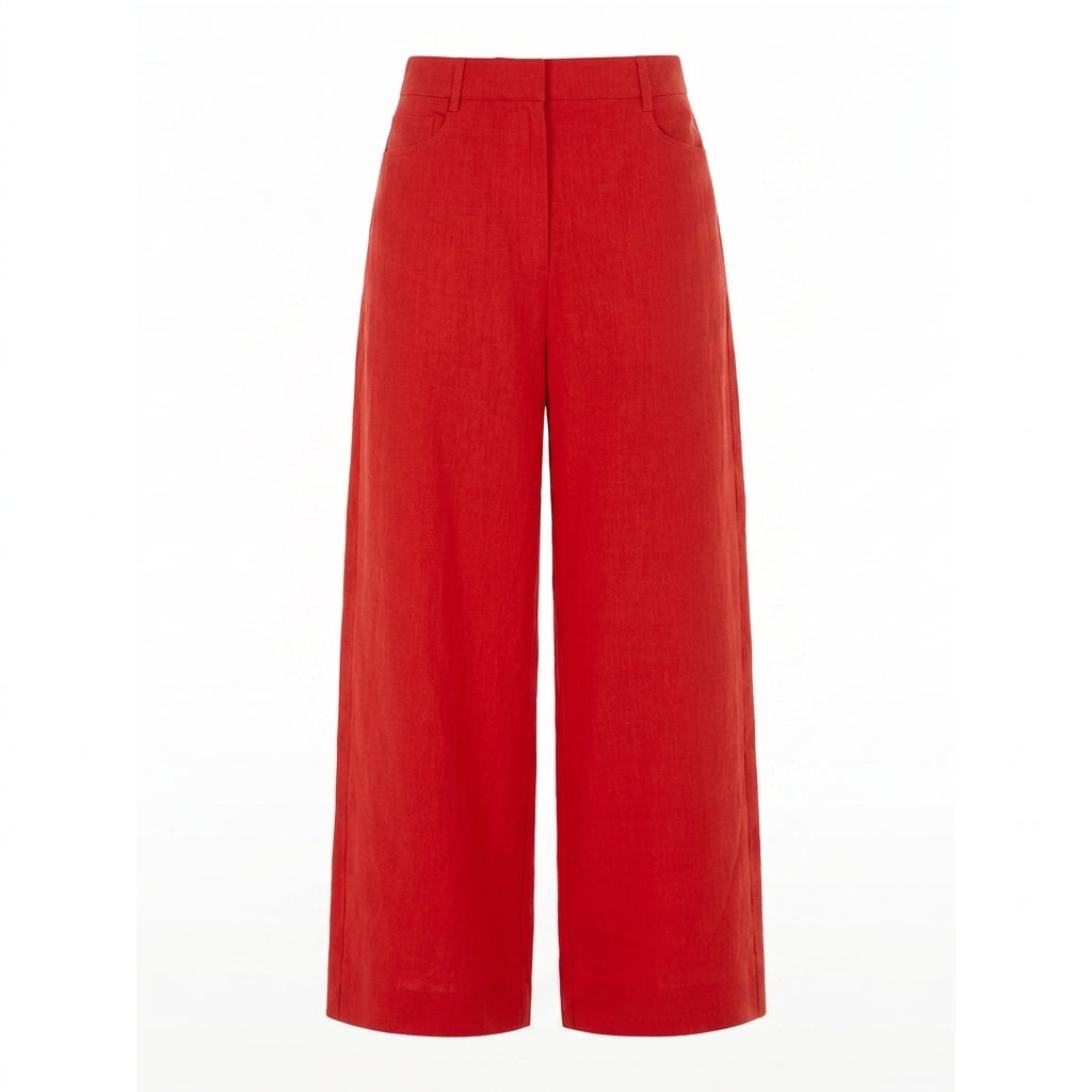 Pantalone Wide Leg in Lino