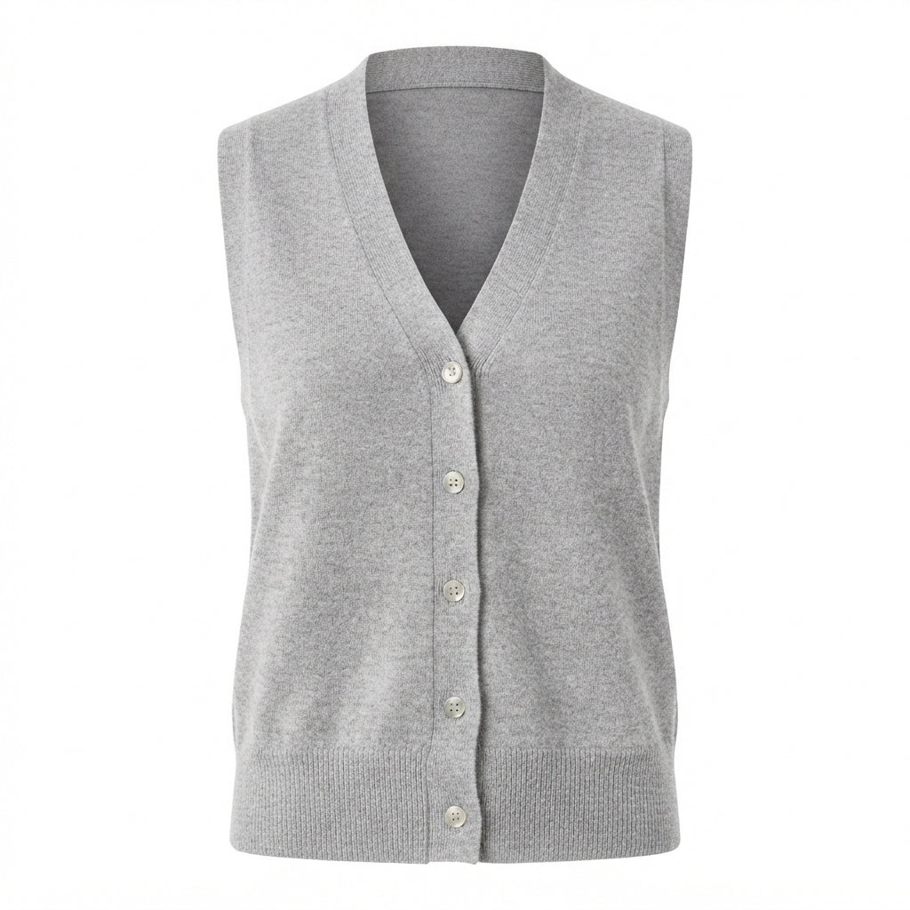 Gilet con Scollo a V Albata