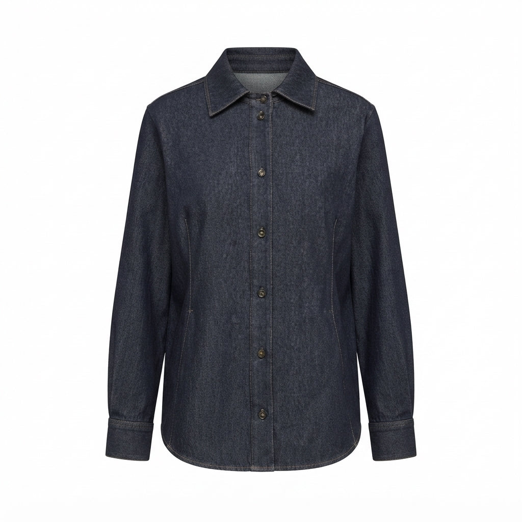 Camicia in Denim Rafia