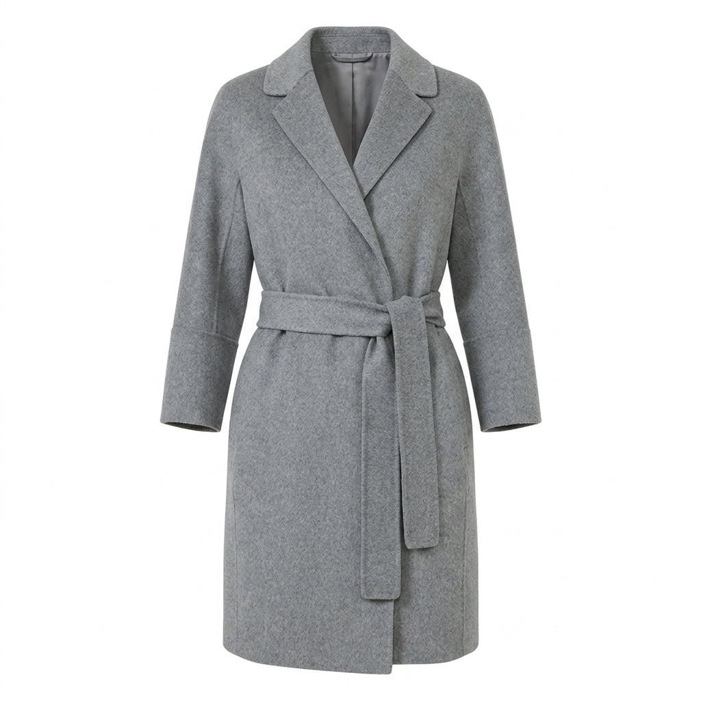 Cappotto corto in lana double Arona