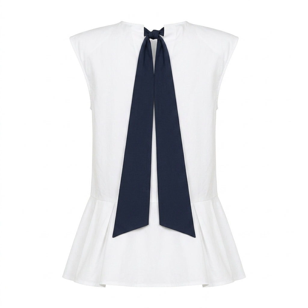 Top in Popeline di Cotone Brava