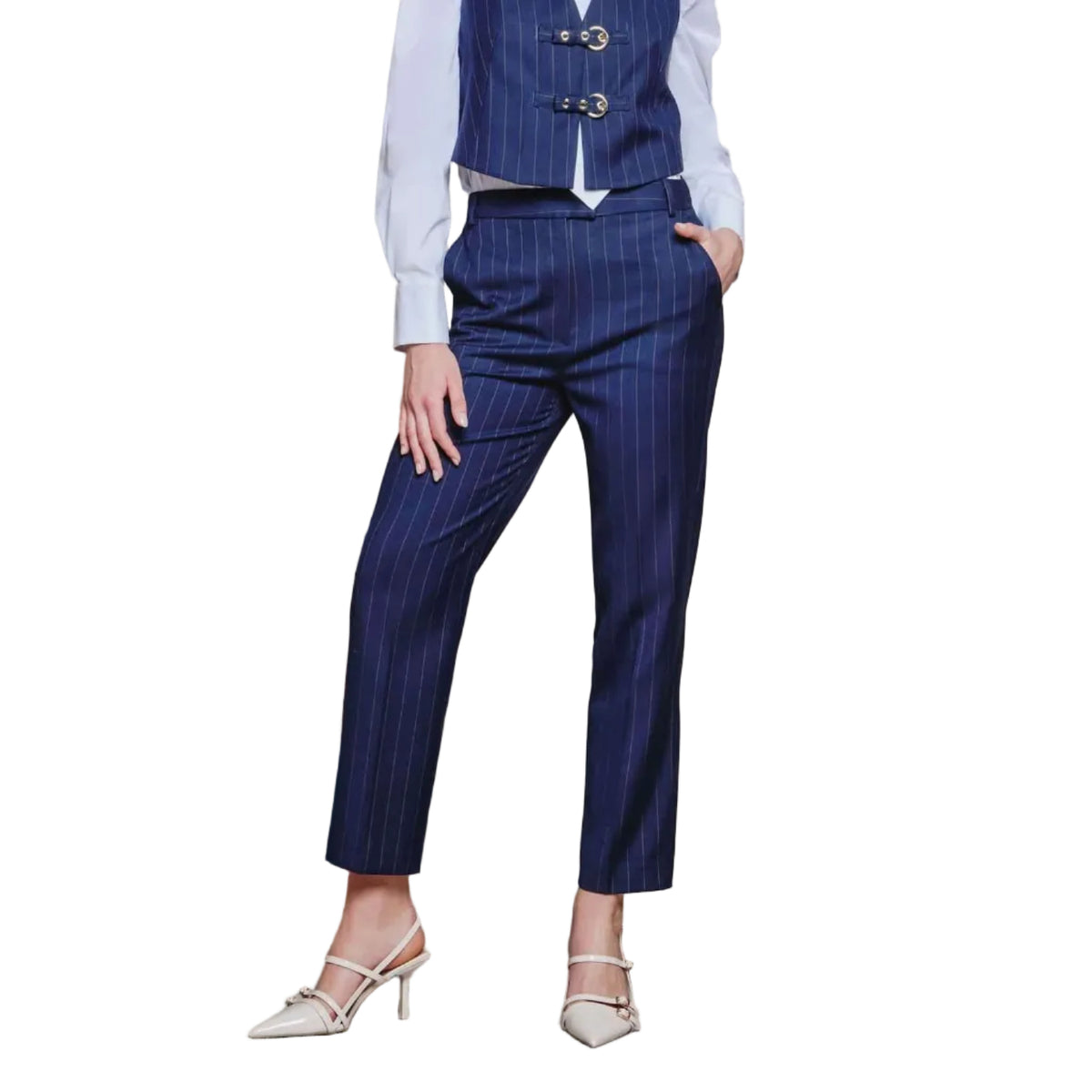 Pantaloni in gessato