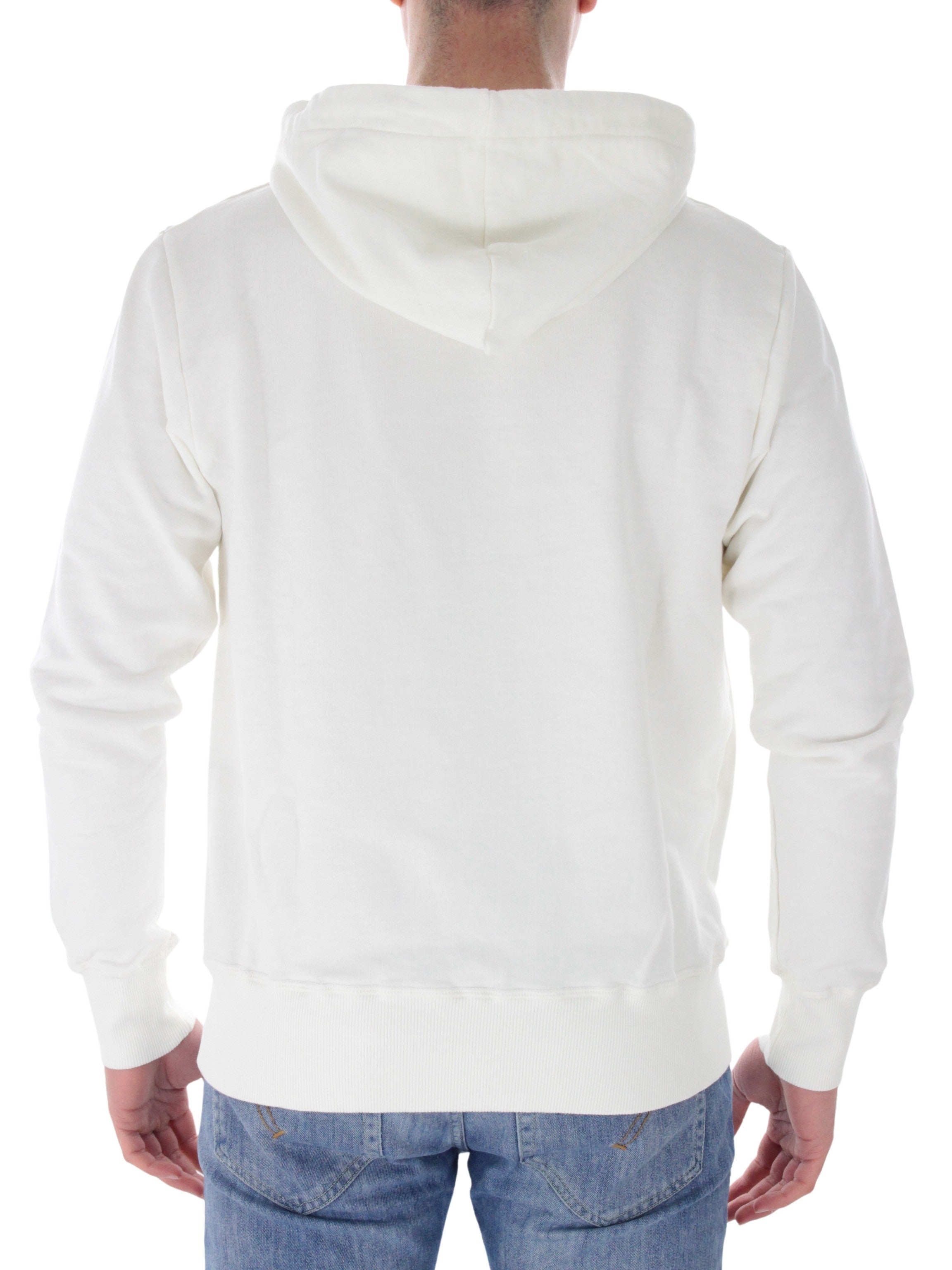 Charlie Brown Peace & Love 230003 cream hooded sweatshirt