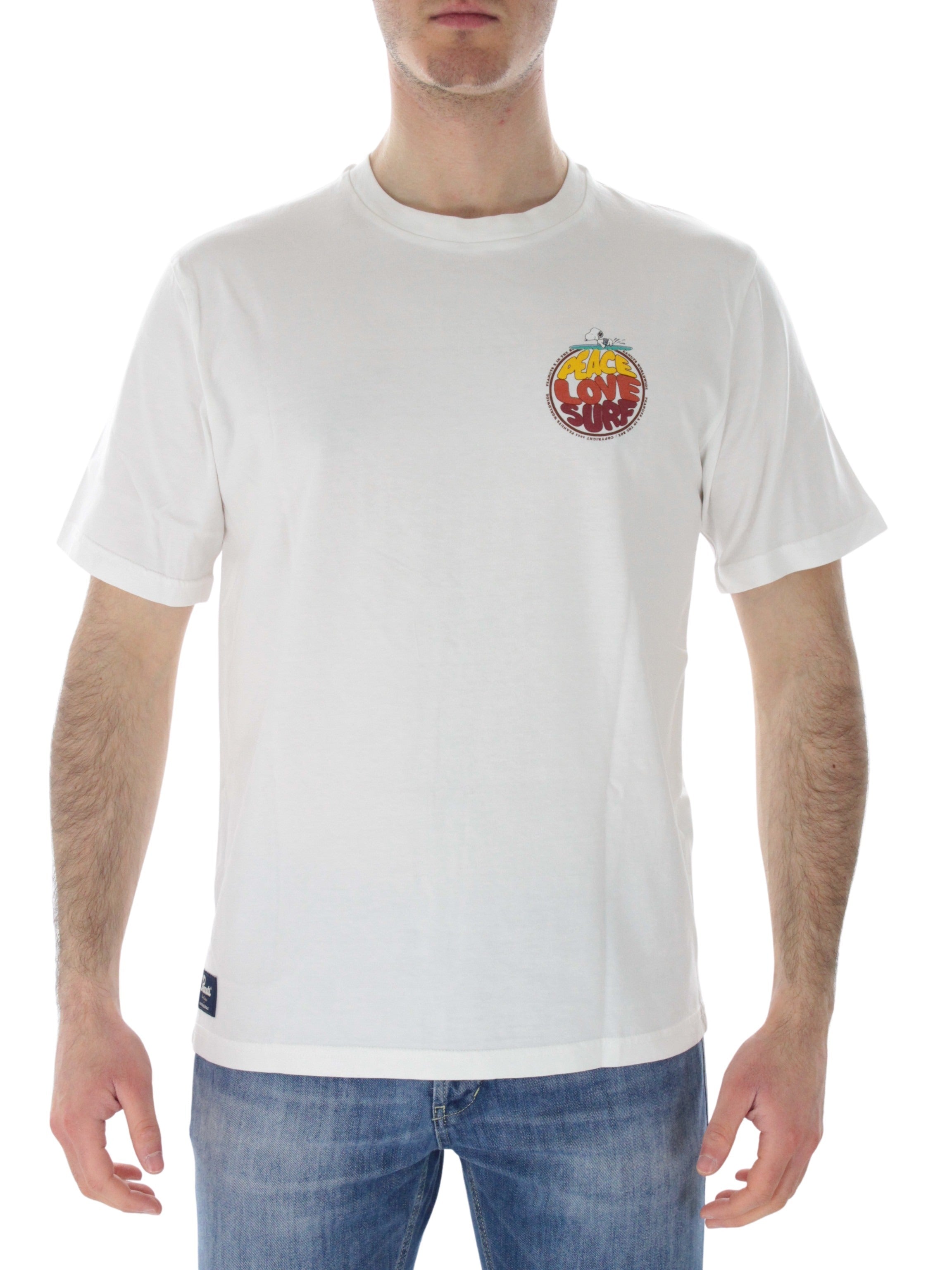 Snoopy Love Surf 230022 cream t-shirt