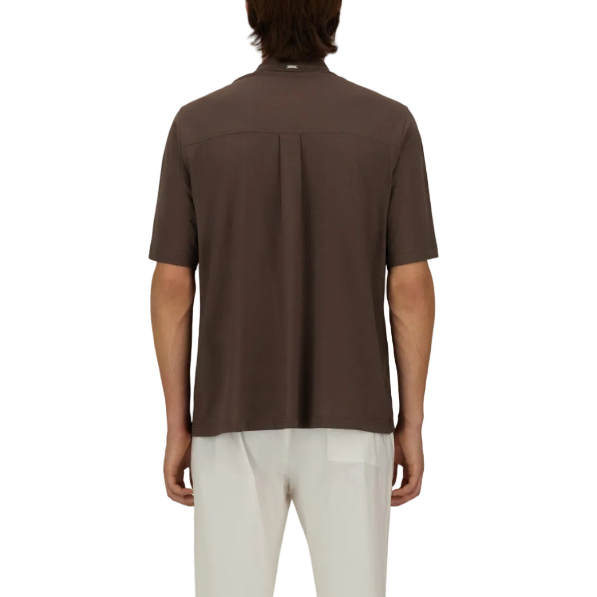 Polo Uomo in Jersey Crepe