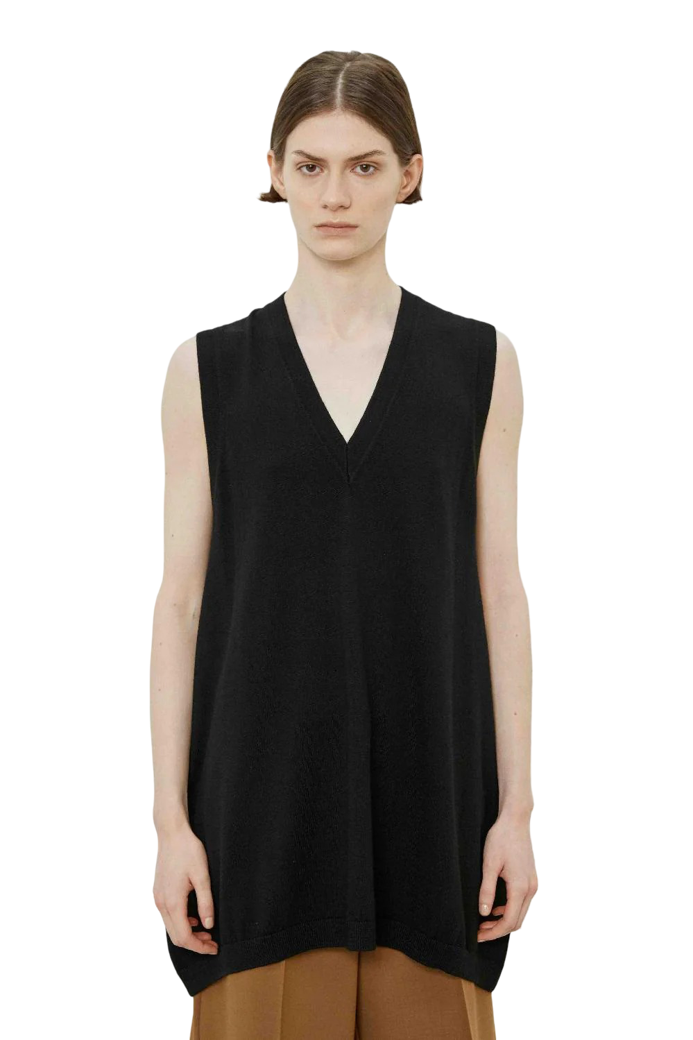 Meimeij Gilet Lungo Modello a Uovo