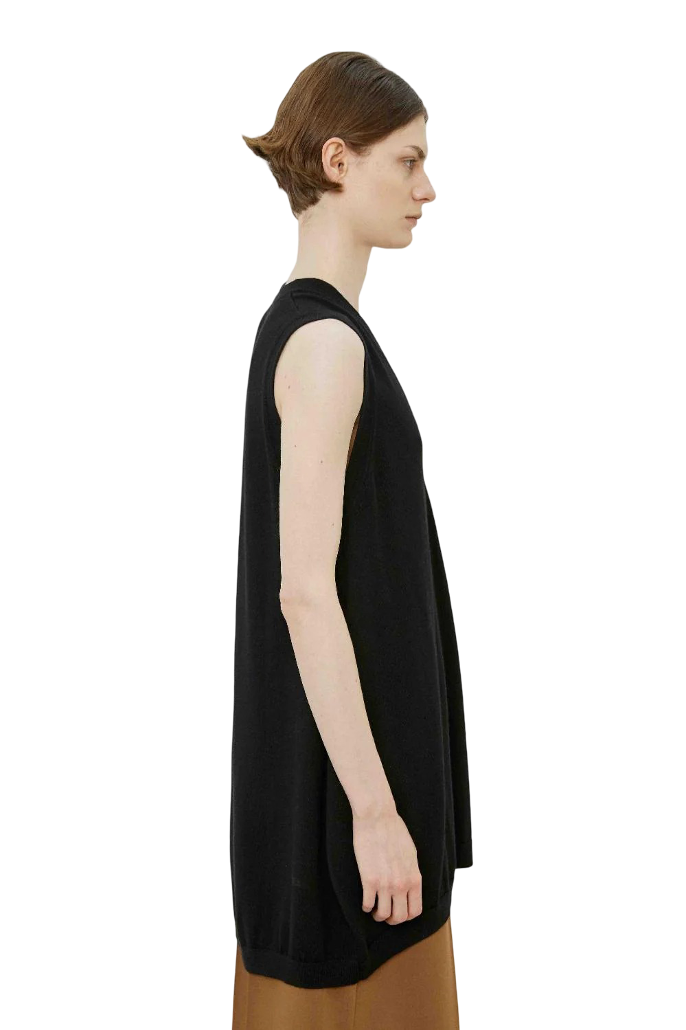 Meimeij Gilet Lungo Modello a Uovo