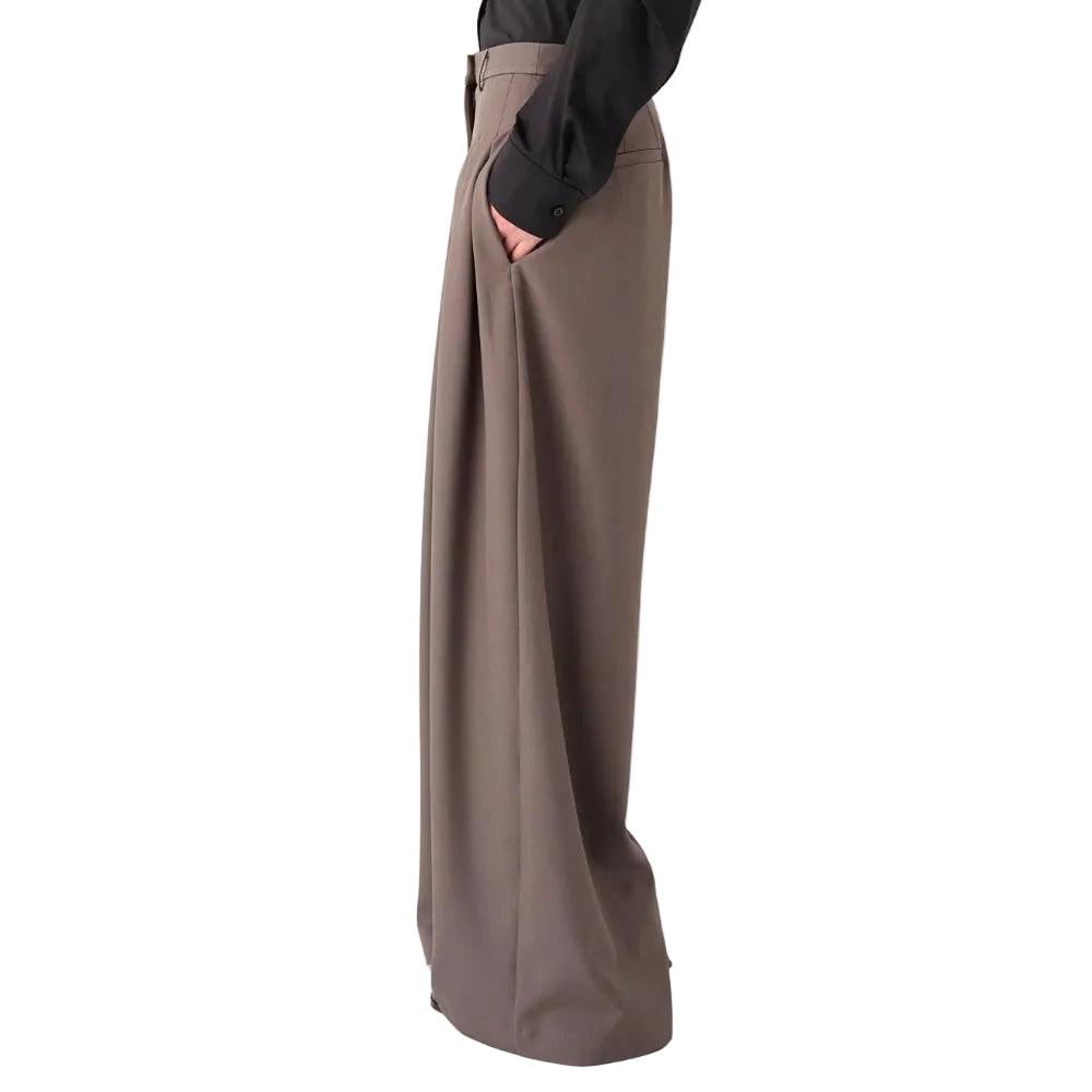 PANTALONE MORBIDO CON PIEGHE