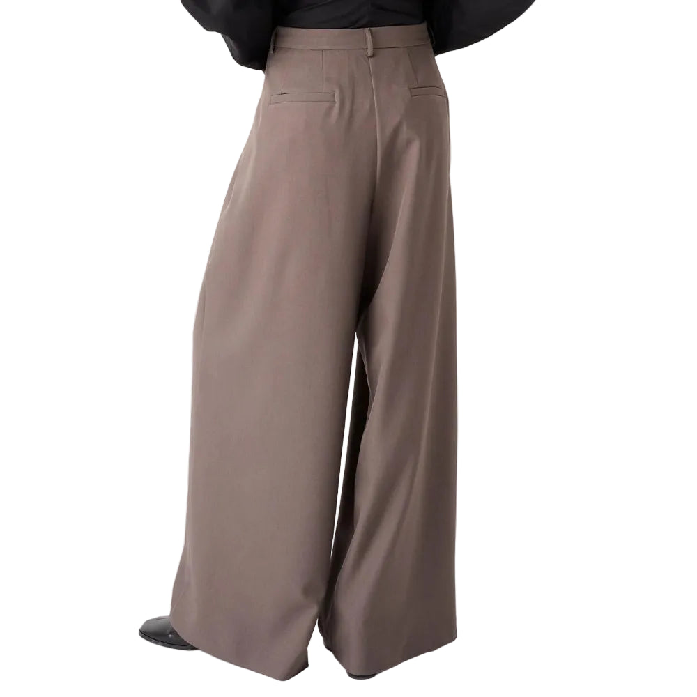 PANTALONE MORBIDO CON PIEGHE