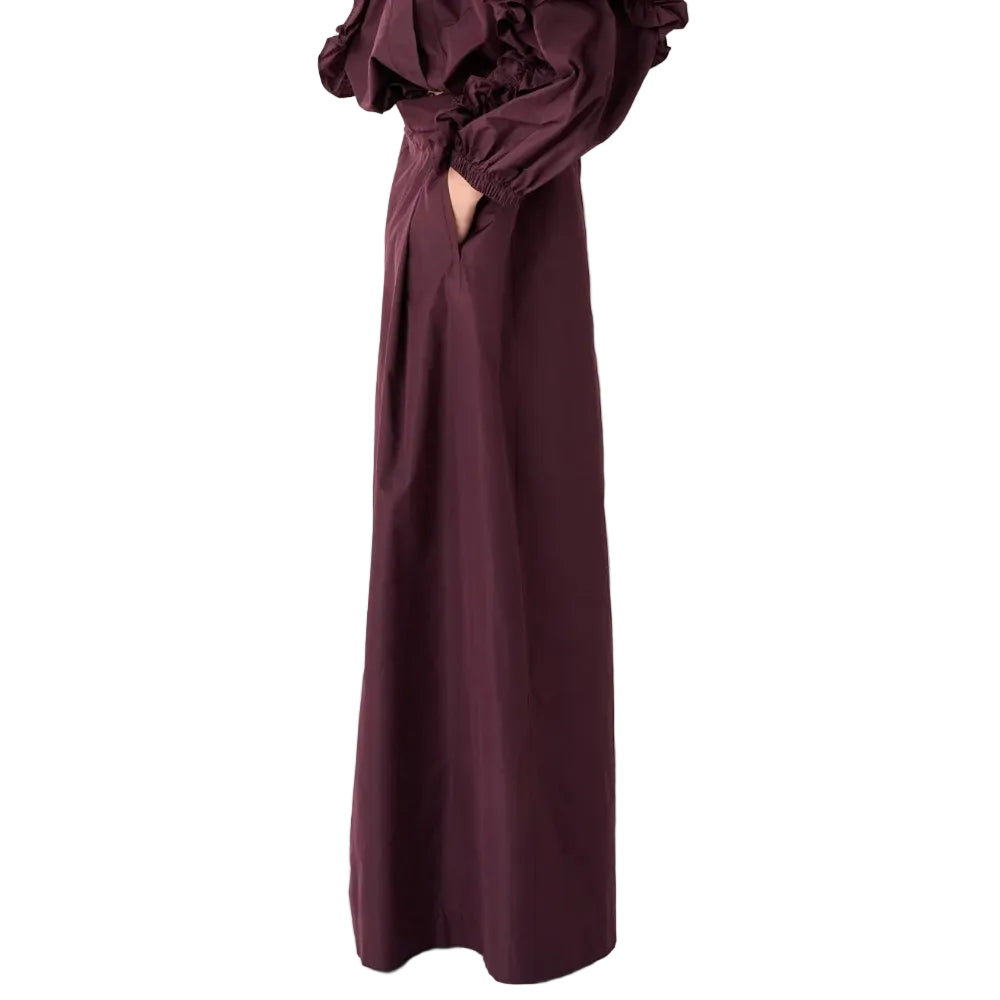 PANTALONE AMPIO IN TAFFETA