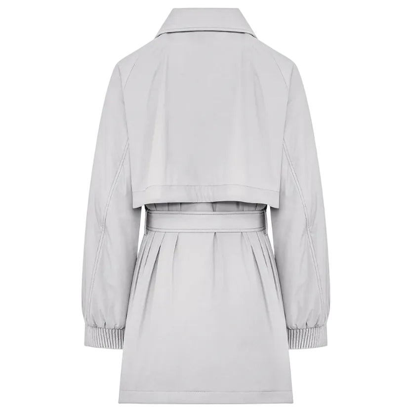 TRENCH COAT DOPPIOPETTO MEDIA-LUNGHEZZA IN TESSUTO TECNICO BI-STRETCH MAISA