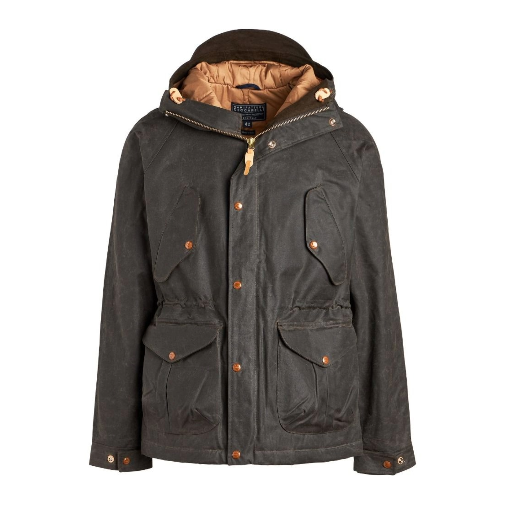 MANIFATTURA CECCARELLI_ NEW FISHERMAN PARKA_ CHOCOLATE_ 7091-WX_