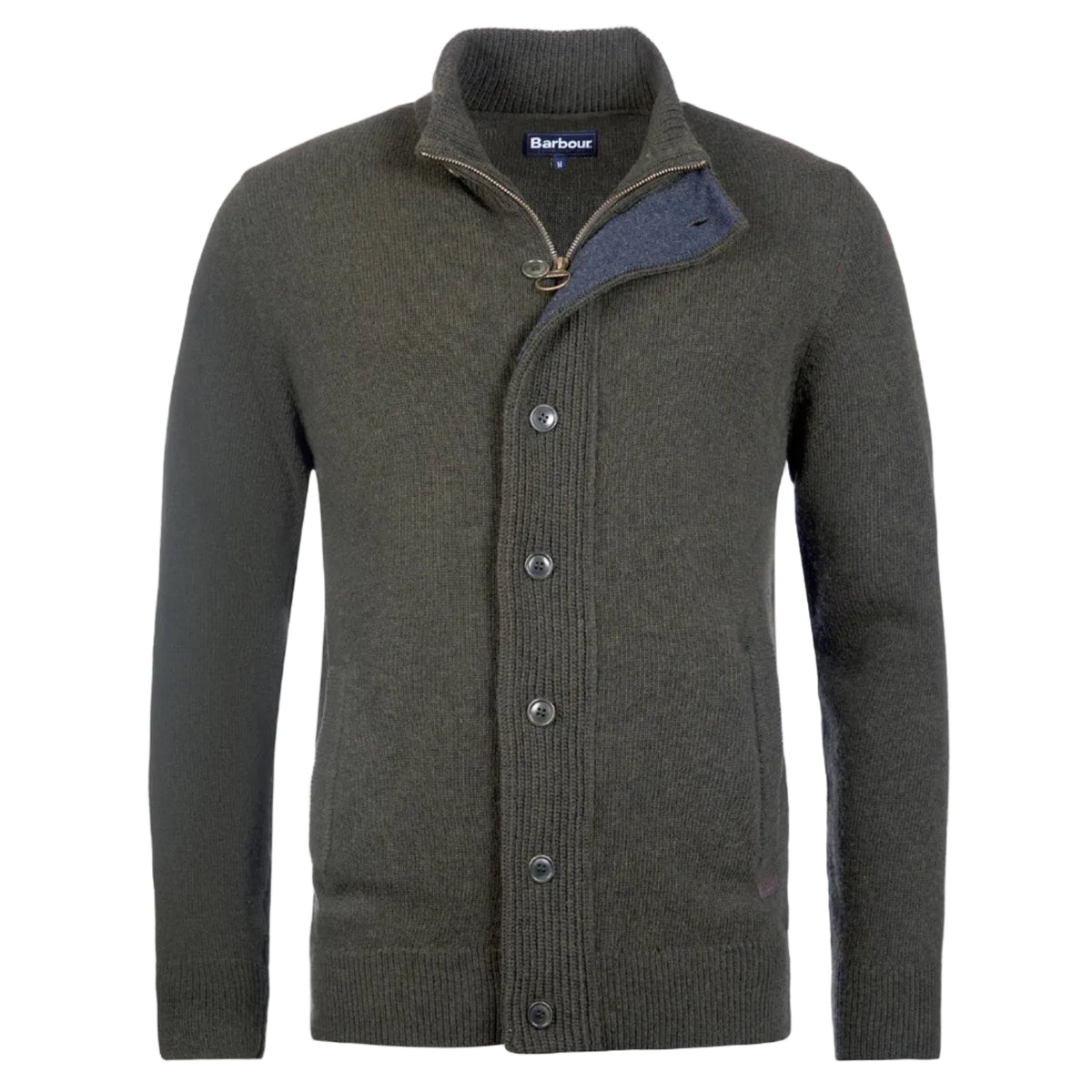 Maglione con zip Patch