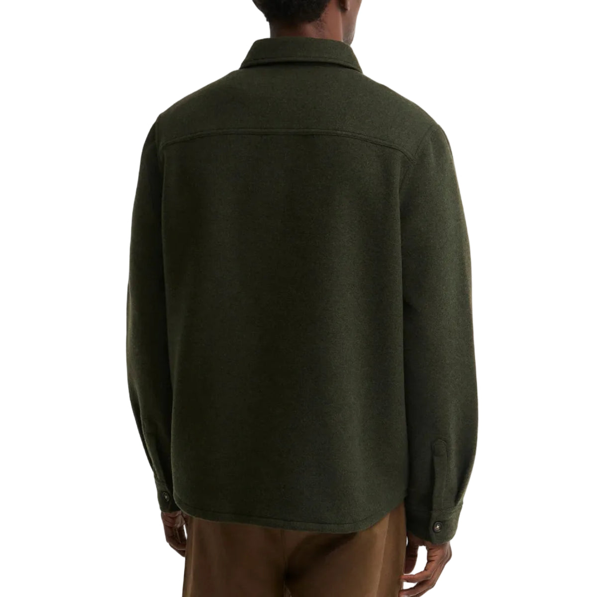 Overshirt misto lana Marltown leggermente aderente
