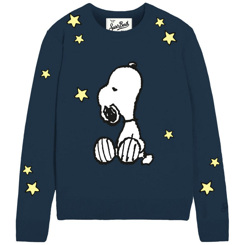 Maglione New Queen Con Ricamo Snoopy