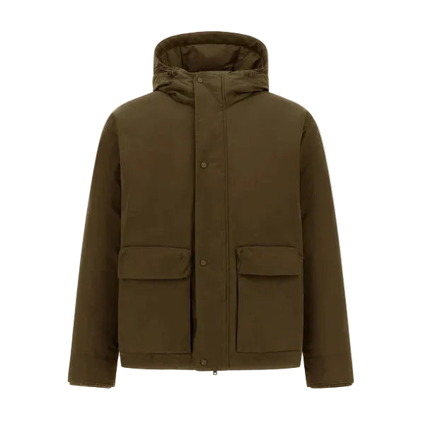 GIACCA IN MISTO COTONE CERATO