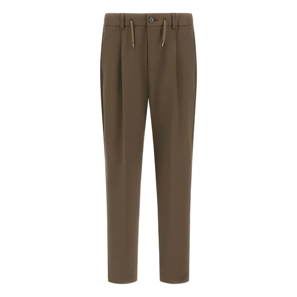 PANTALONI IN TESSUTO STRETCH EFFETTO COTONE