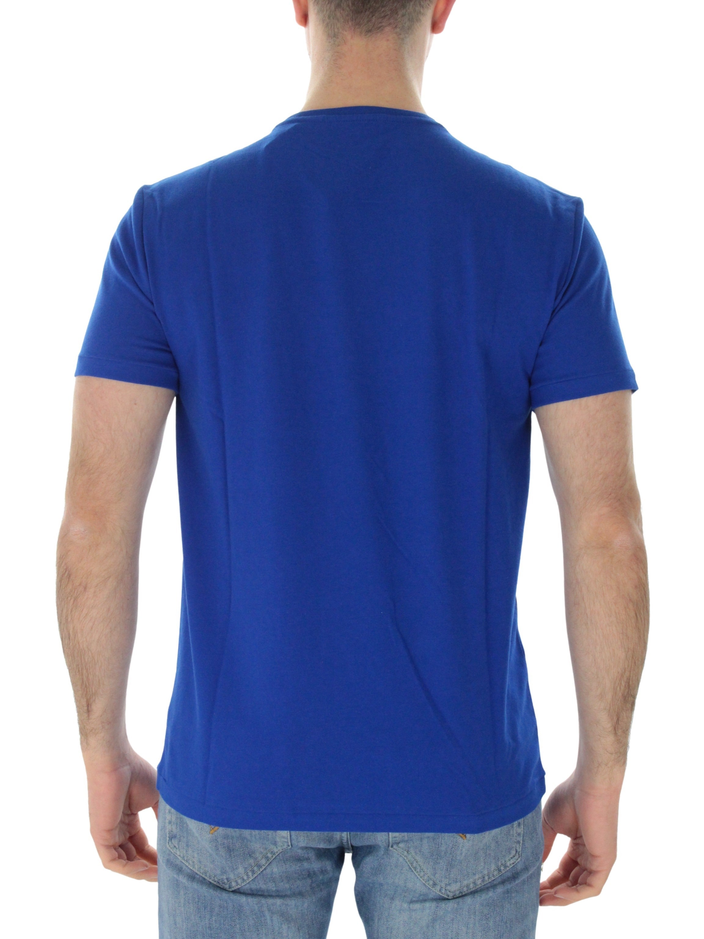 Custom Slim Fit 7106714383 blue t-shirt